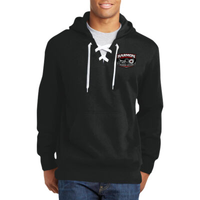 HPT - Lace Up Pullover Hooded Sweatshirt Thumbnail