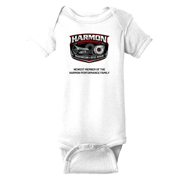 HPT - Infant Short Sleeve Baby Rib Bodysuit Thumbnail