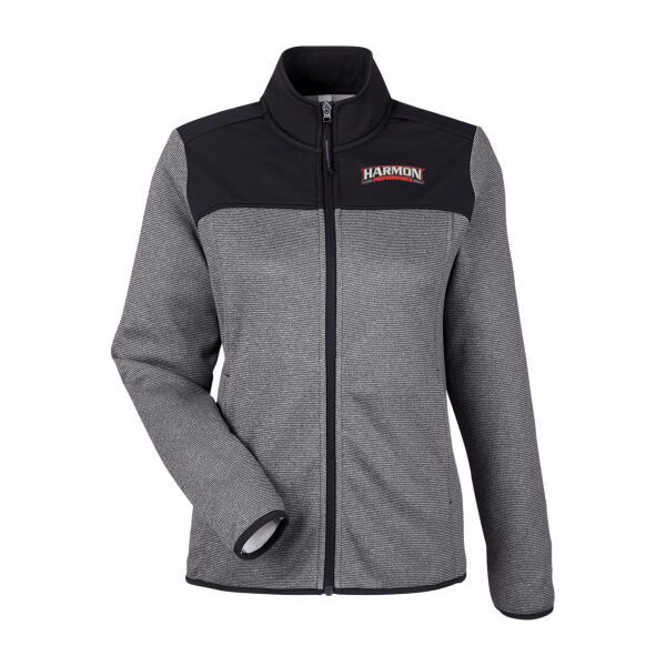 HPT - EMB - Women's Venture Heathered Stripe Hybrid Jacket Thumbnail